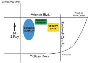 Santa Clarita Street Fair Map